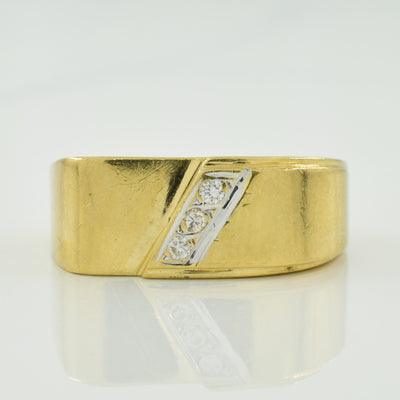 Three Stone Diamond Ring | 0.04ctw | SZ 7 |