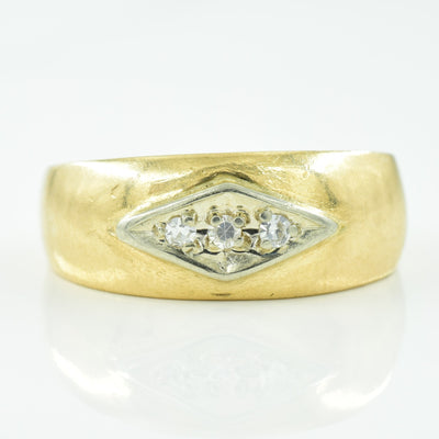 Three Stone Diamond Ring | 0.05ctw | SZ 7 |