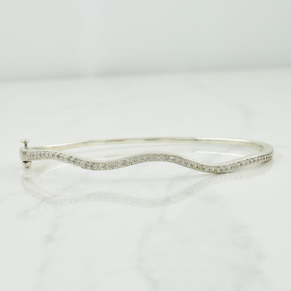 Sterling Silver Diamond Bracelet | 0.15ctw | 7.5
