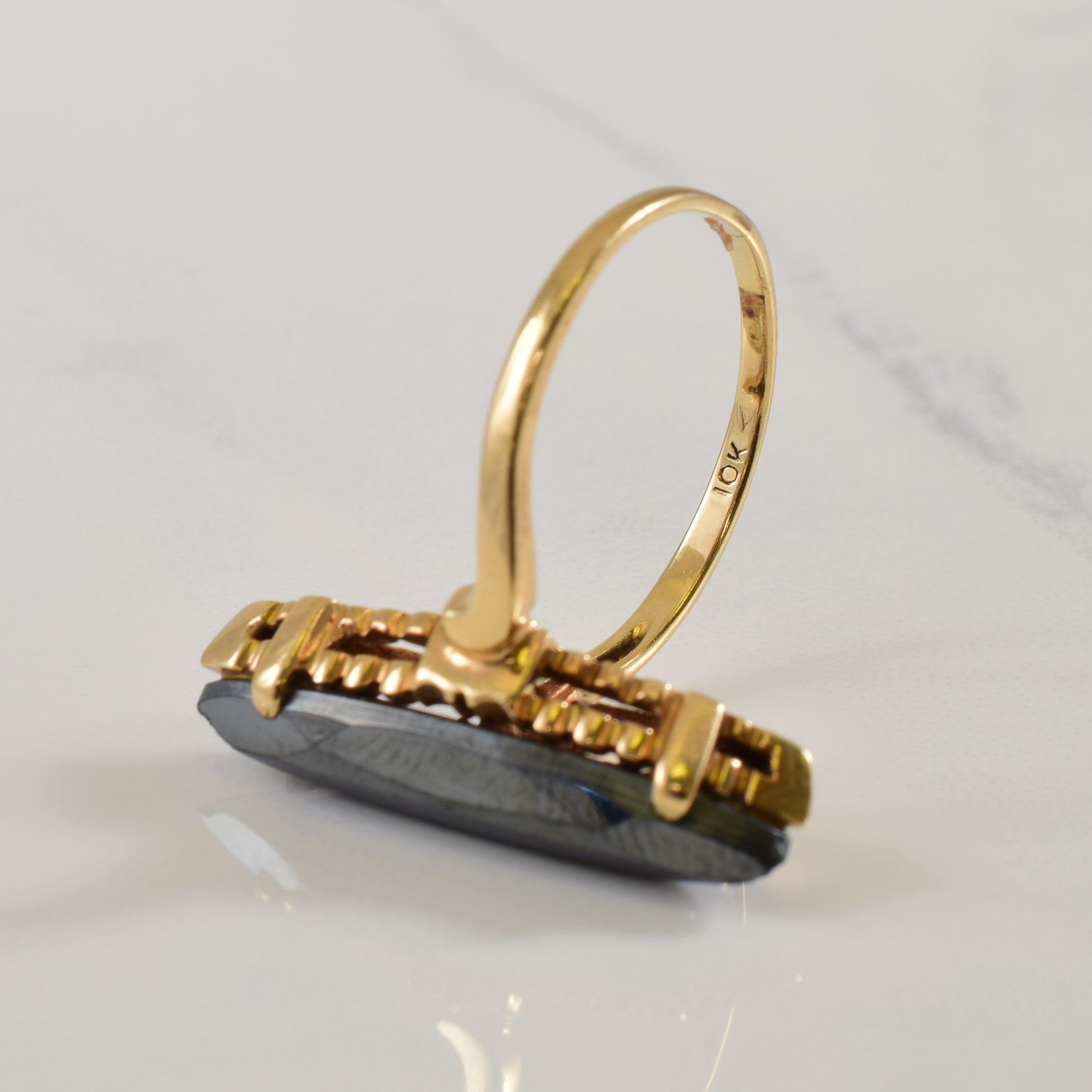 Marquise Hematite Ring | 5.00ct | SZ 8 |