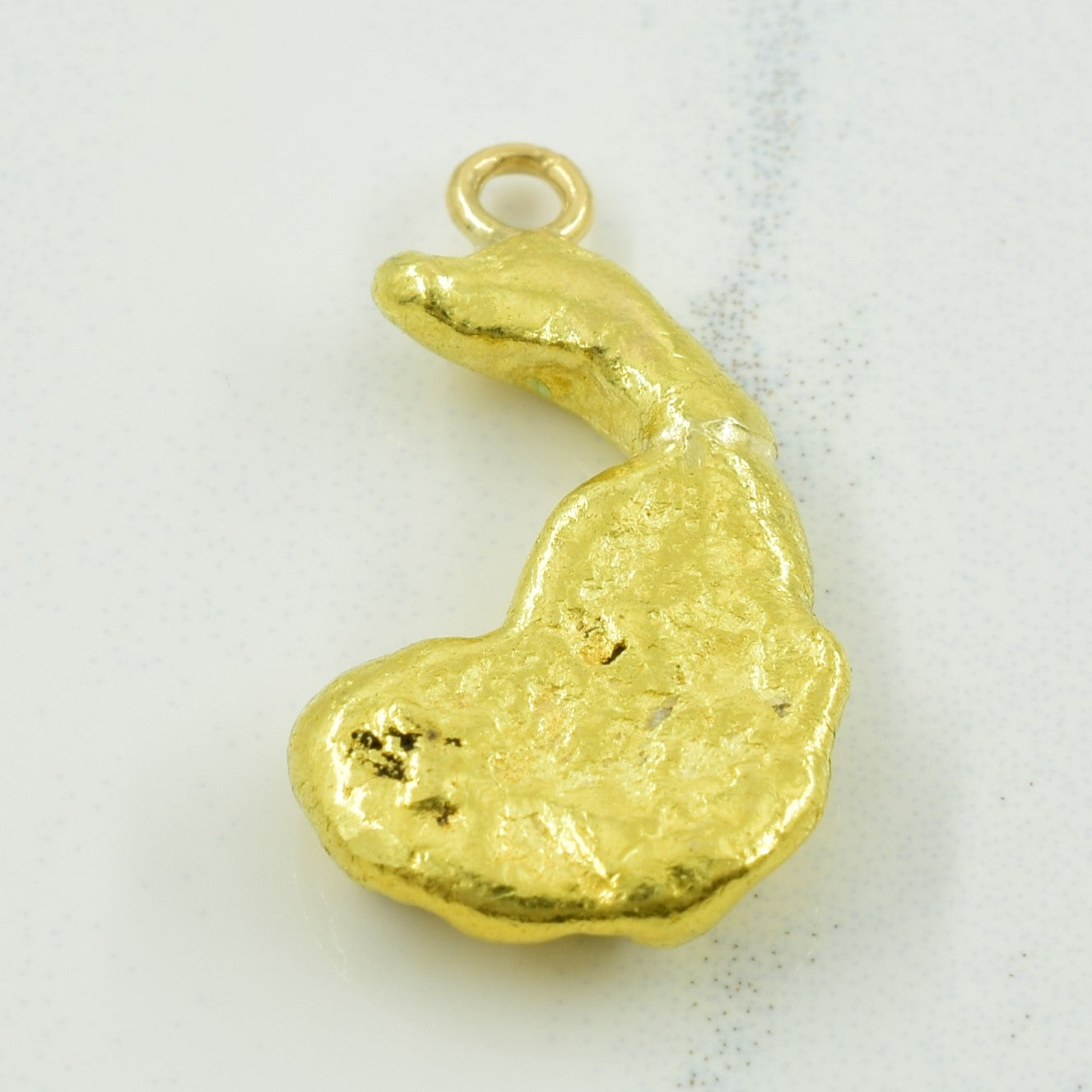 22k Yellow Gold Nugget Charm |