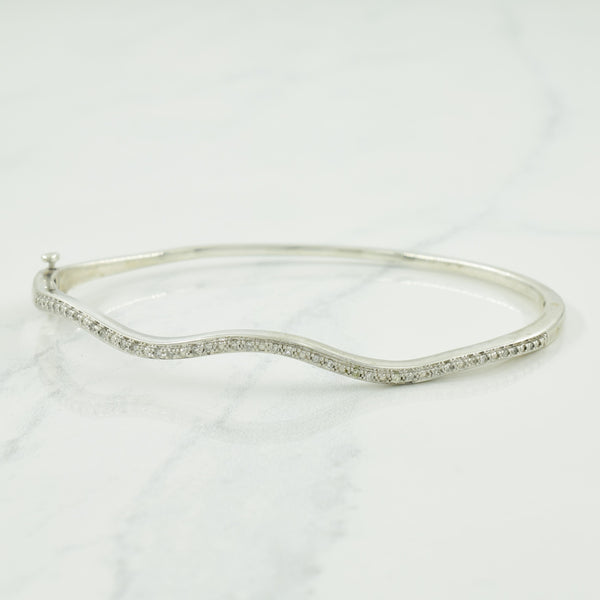 Sterling Silver Diamond Bracelet | 0.15ctw | 7.5