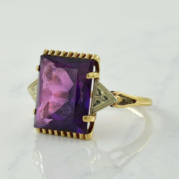 Synthetic Purple Sapphire Ring | 8.00ct | SZ 5.25 |