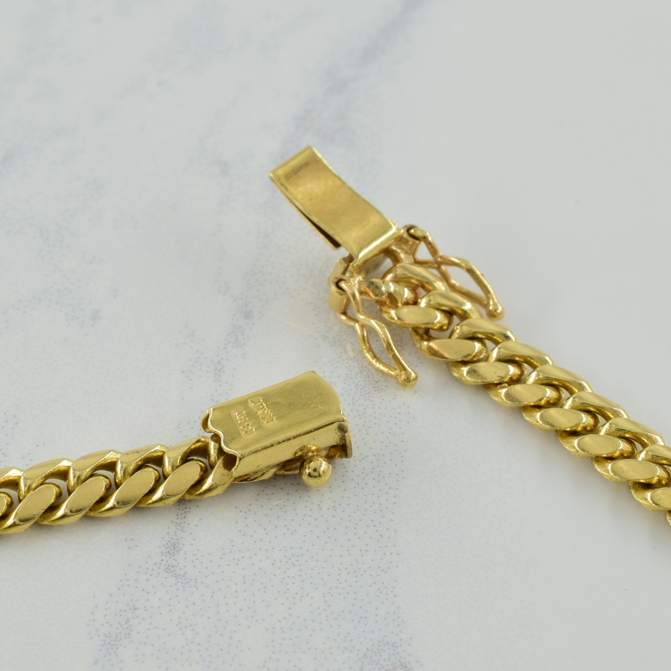 Diamond Cuban Link Necklace | 0.90ctw | 18" |