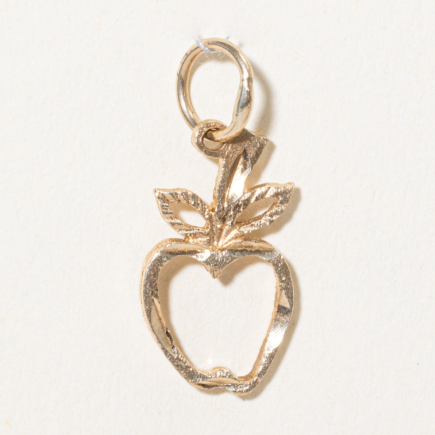 10k Yellow Gold Apple Charm