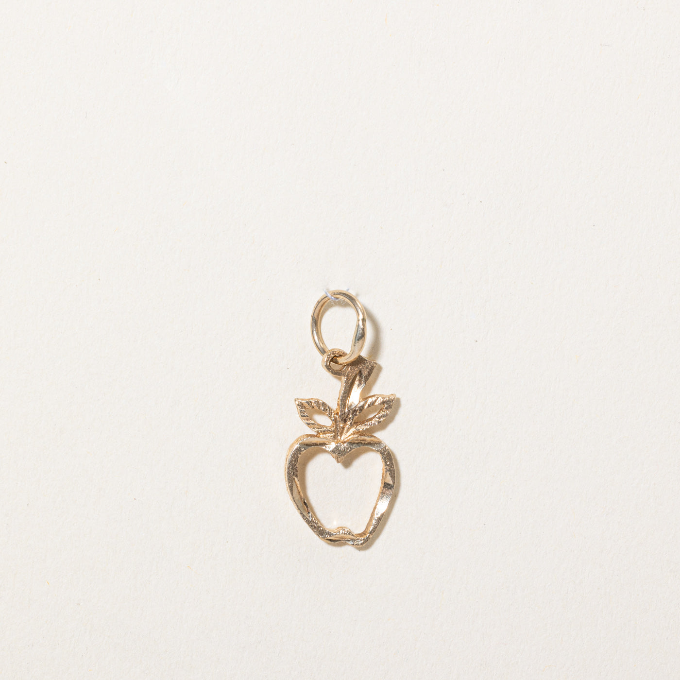 10k Yellow Gold Apple Charm