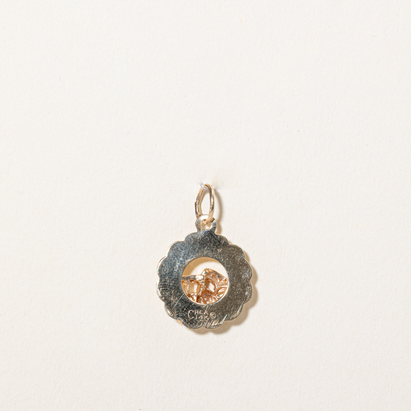 14k Yellow Gold New Orleans Mask Charm