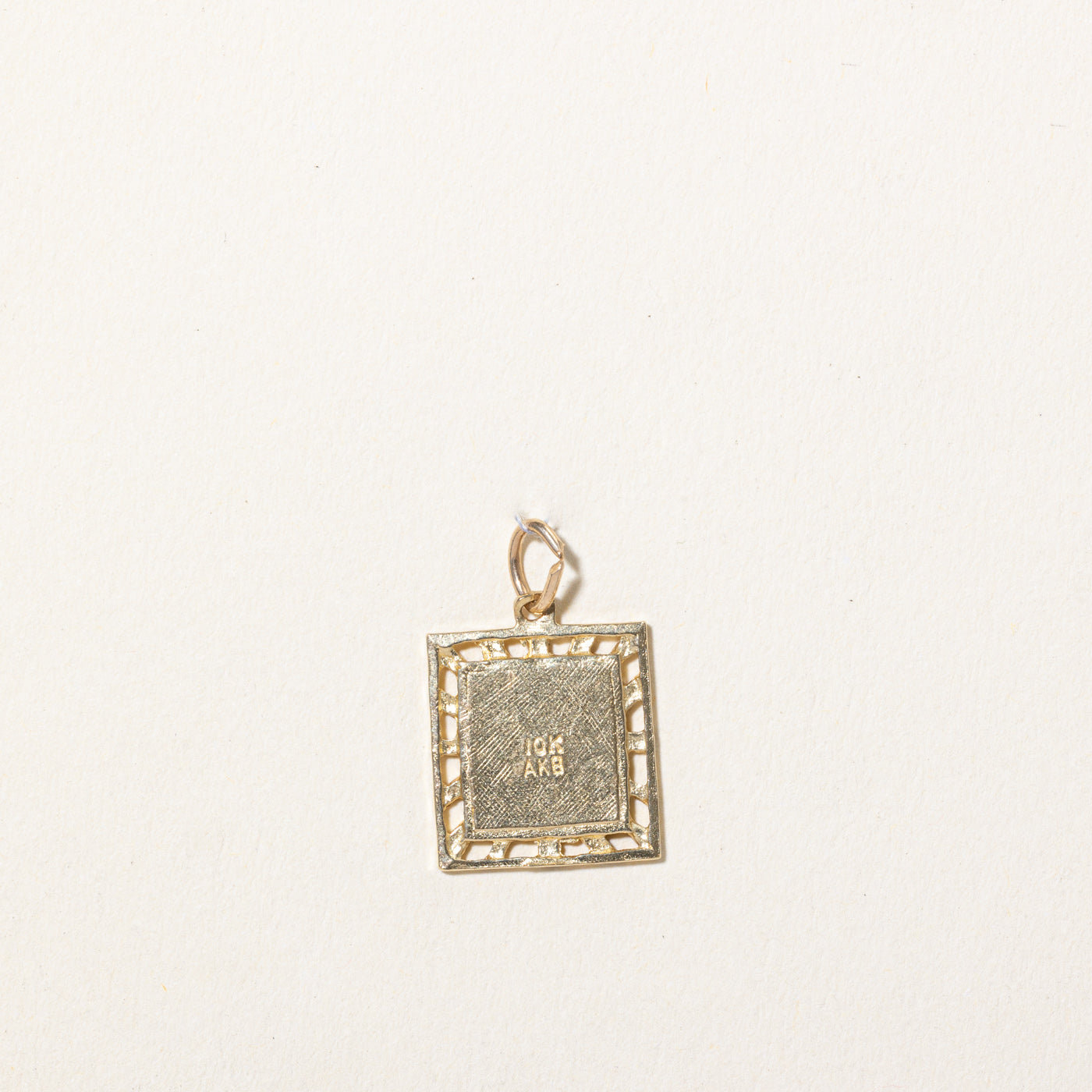 10k Yellow Gold 'B' Initial Charm