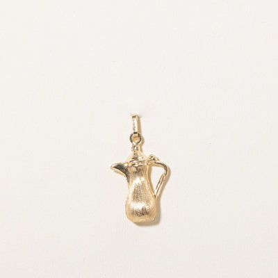 18k Yellow Gold Pitcher Charm