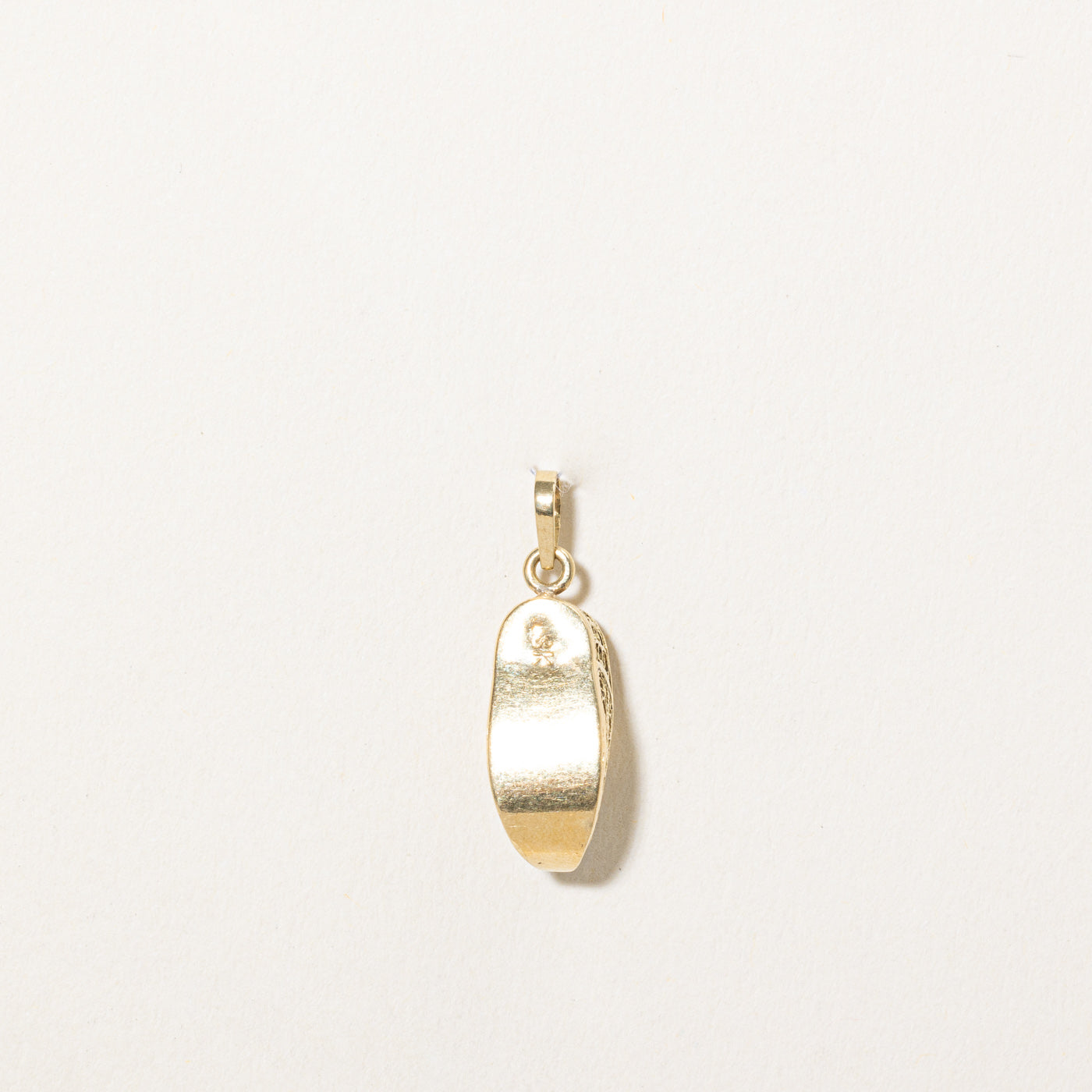 18k Yellow Gold Clog Charm