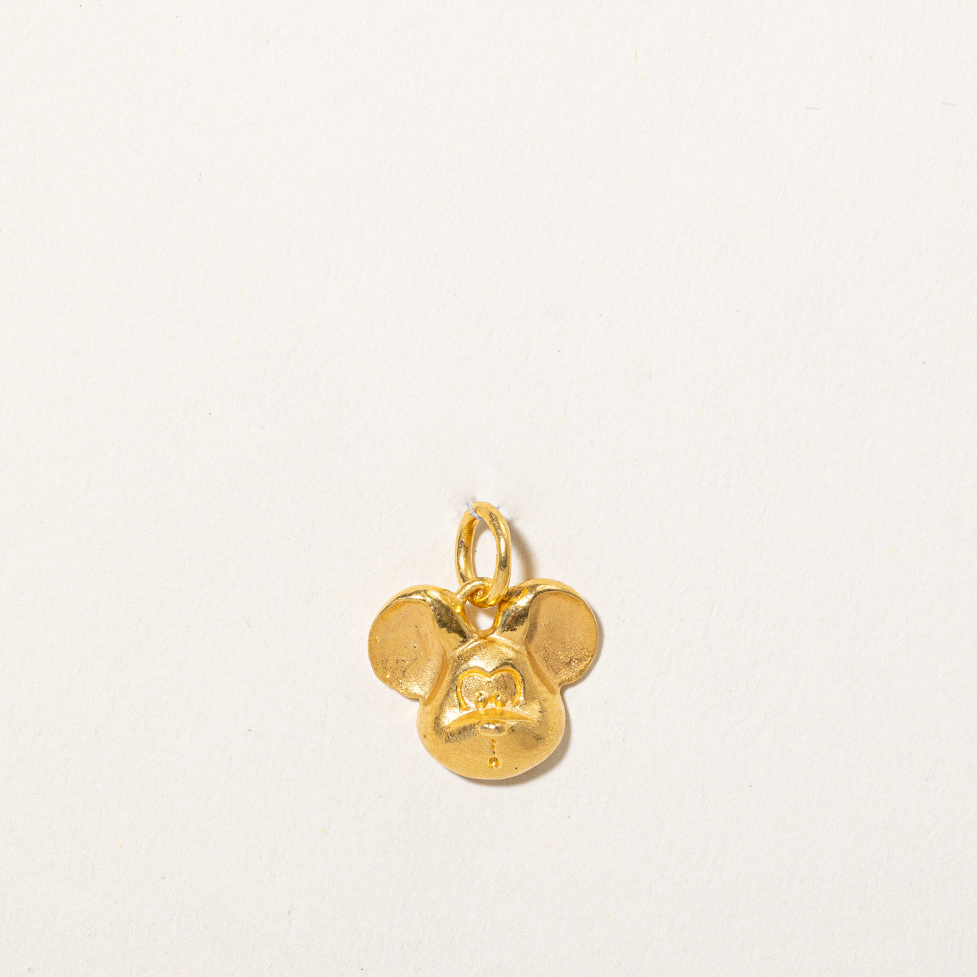 24k Yellow Gold Mickey Mouse Charm