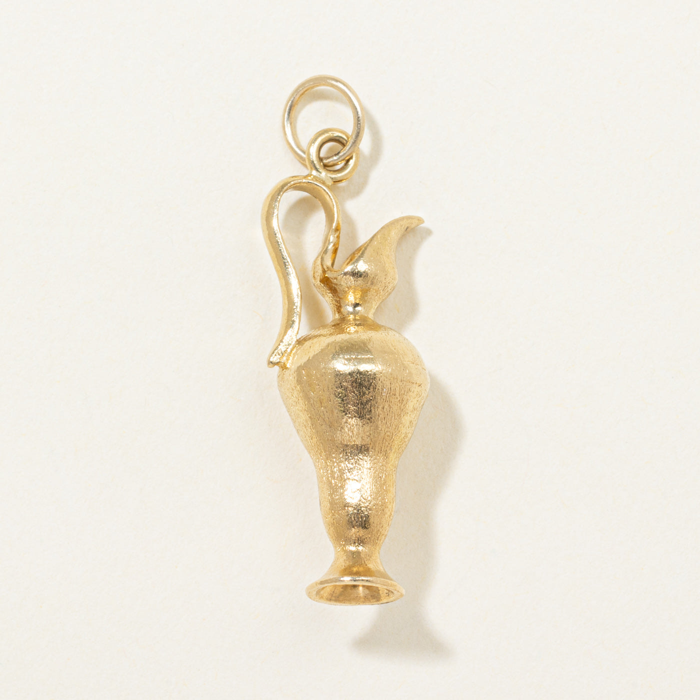 18K Yellow Gold Pitcher Charm