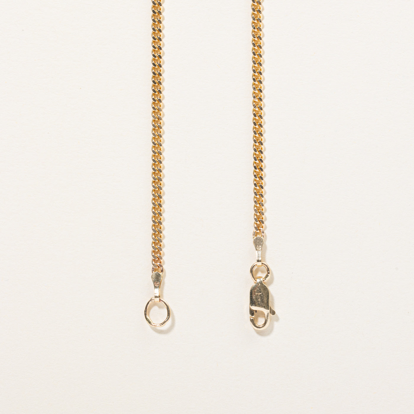 10k Yellow Gold Curb Link Chain | 18