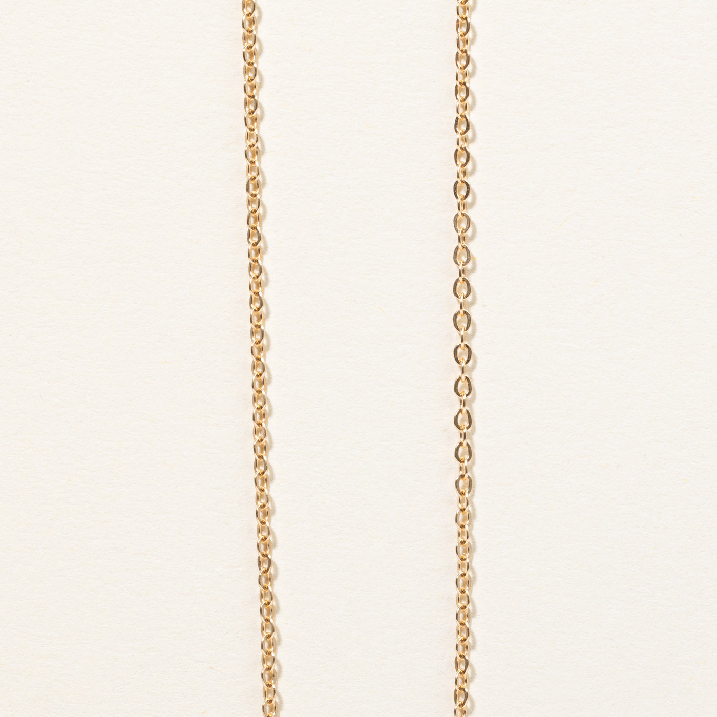 14k Yellow Gold Oval Link Chain | 18" |