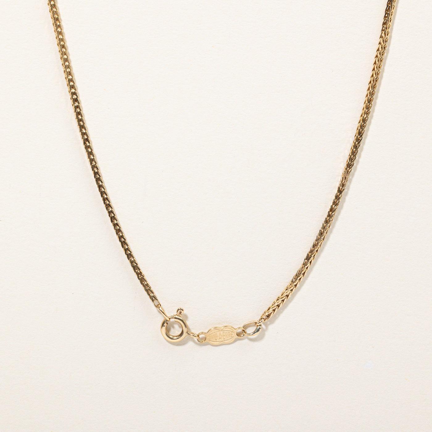 18k Yellow Gold Wheat Chain | 26" |