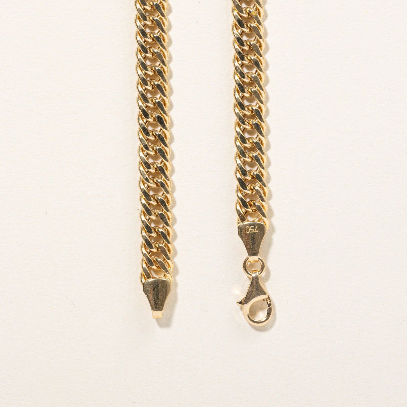 18k Yellow Gold Double Curb Chain | 22" |