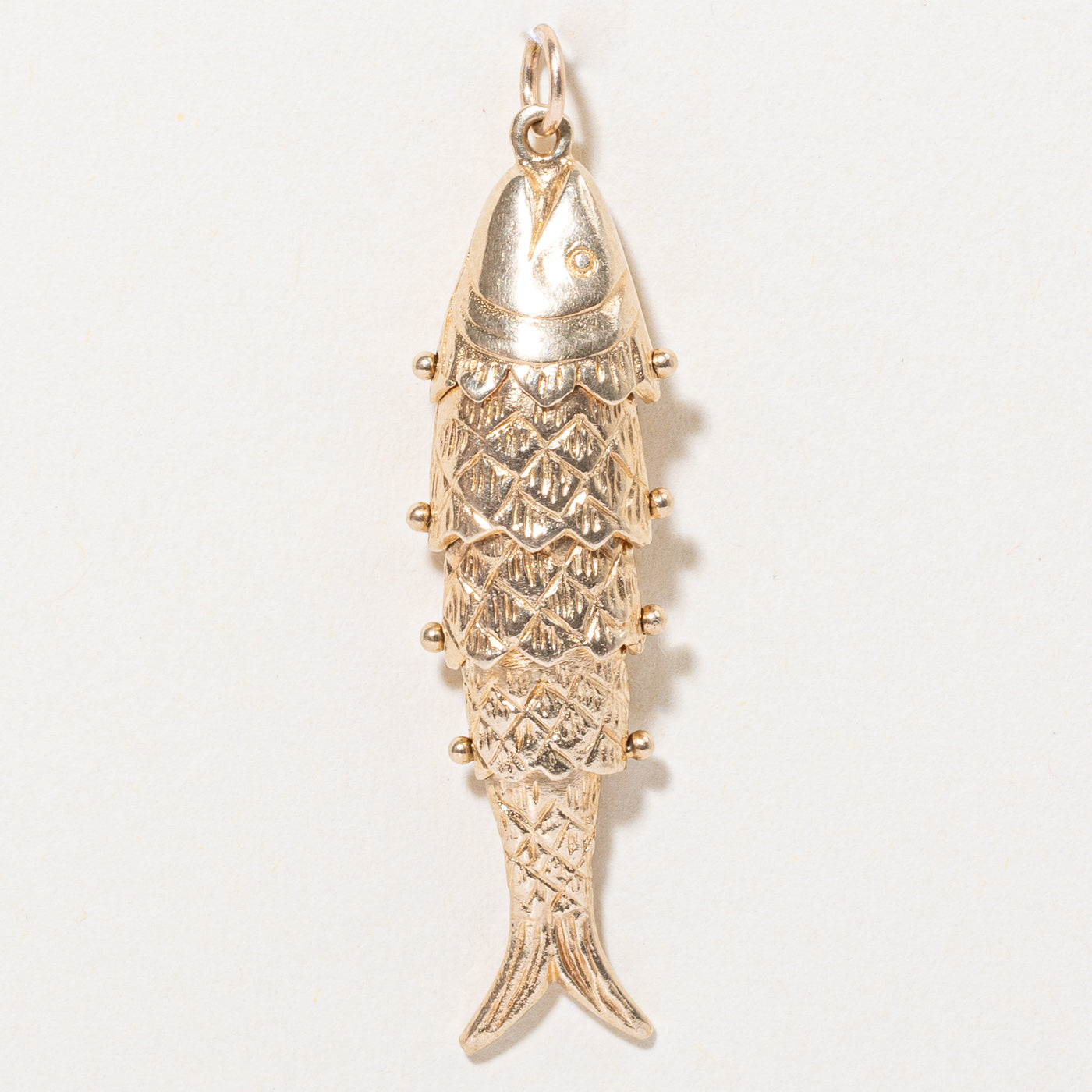 10k Yellow Gold Fish Pendant