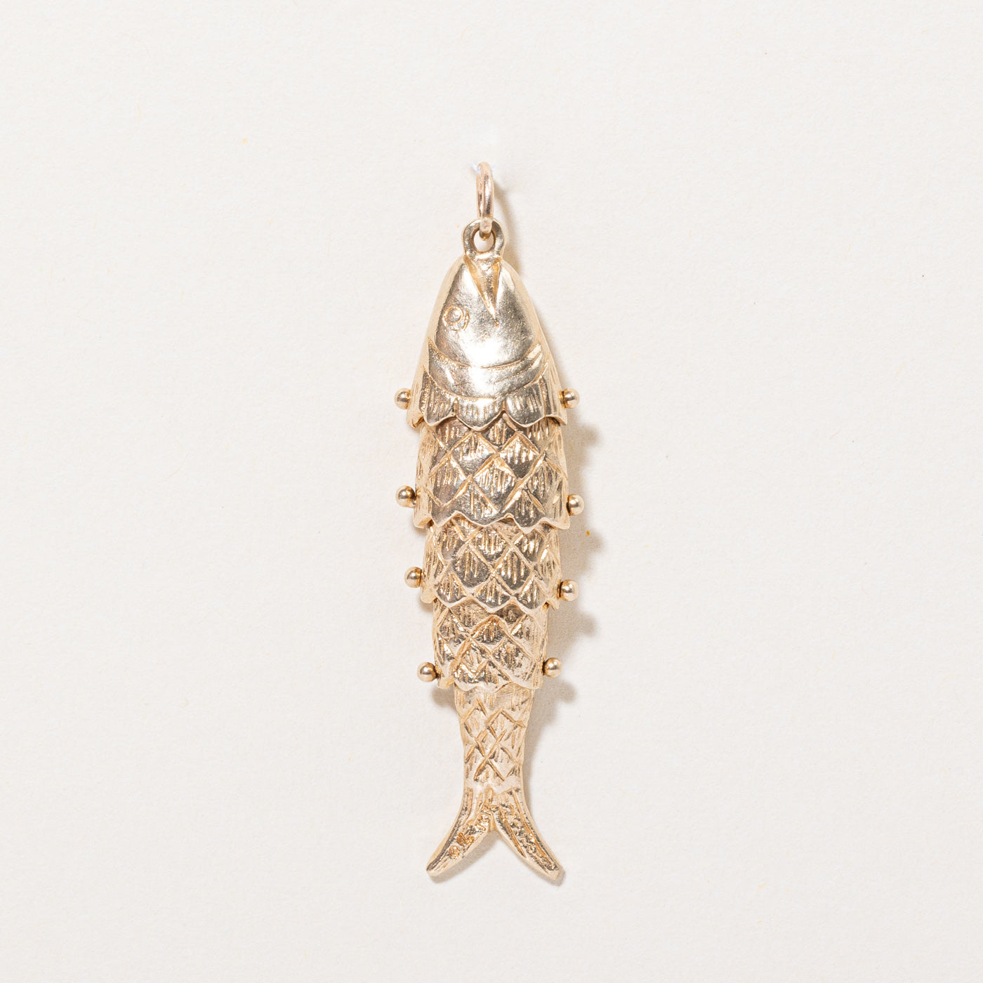 10k Yellow Gold Fish Pendant