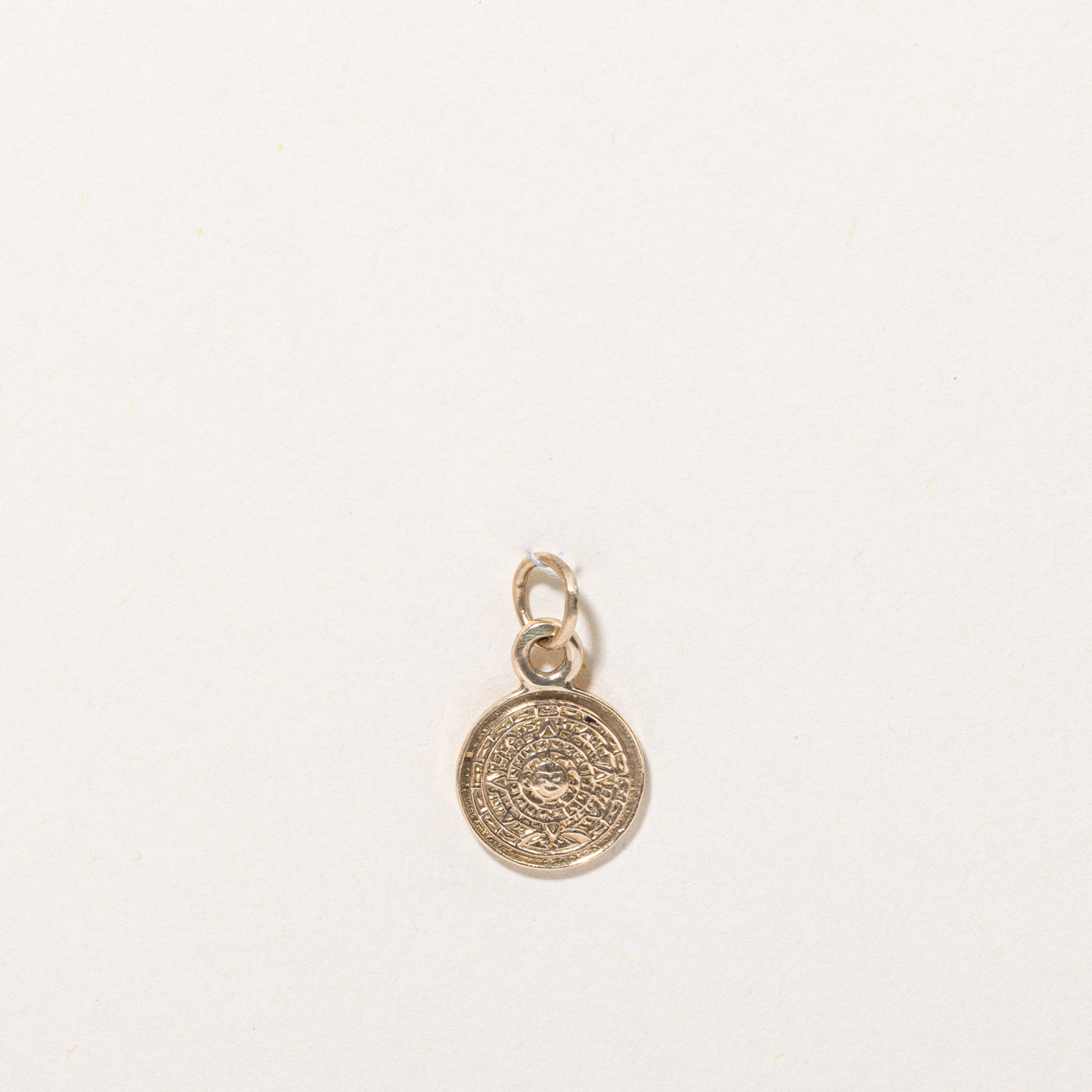 14k Yellow Gold Aztec Sun Charm – 100 Ways