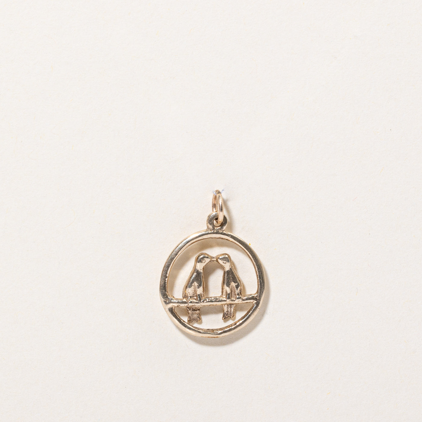 Breloque oiseau en or jaune 10 carats 