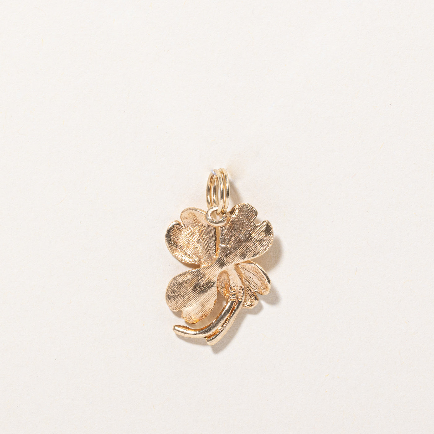 10k Yellow Gold Flower Pendant
