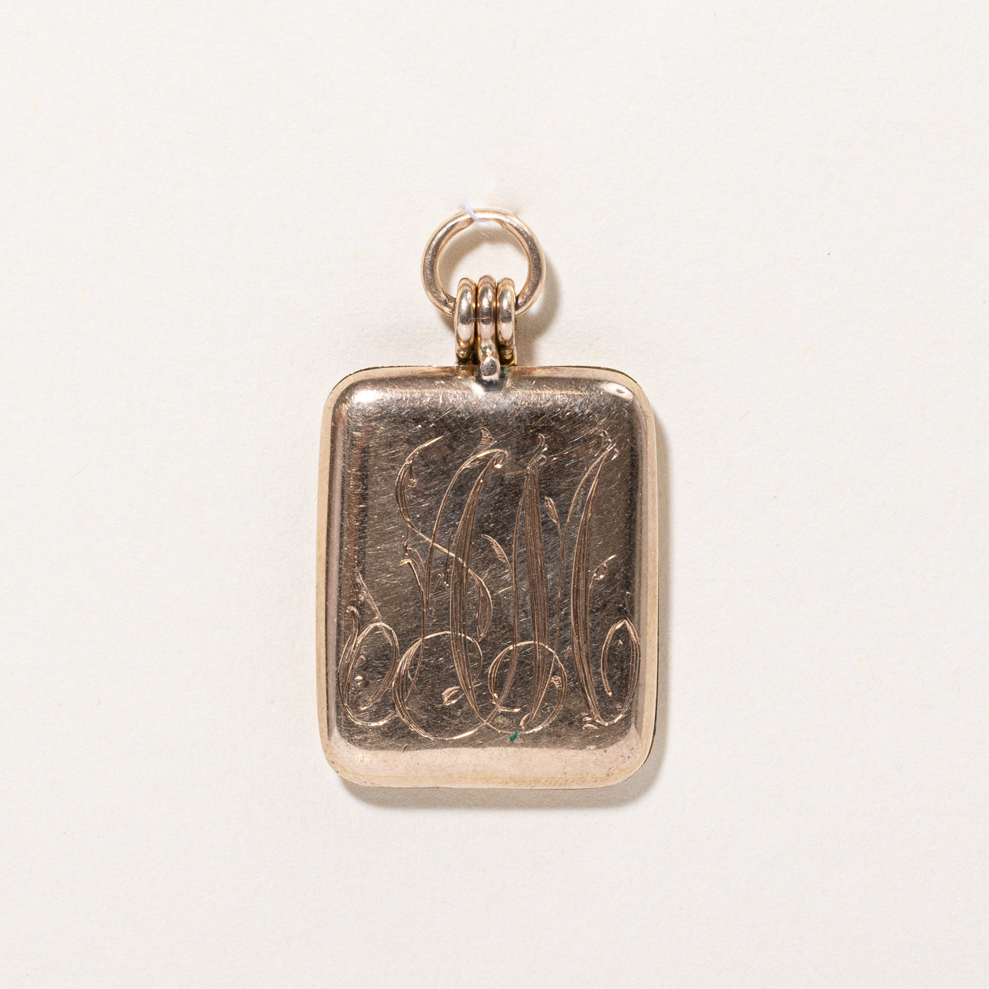 9k Yellow Gold A.M. Locket