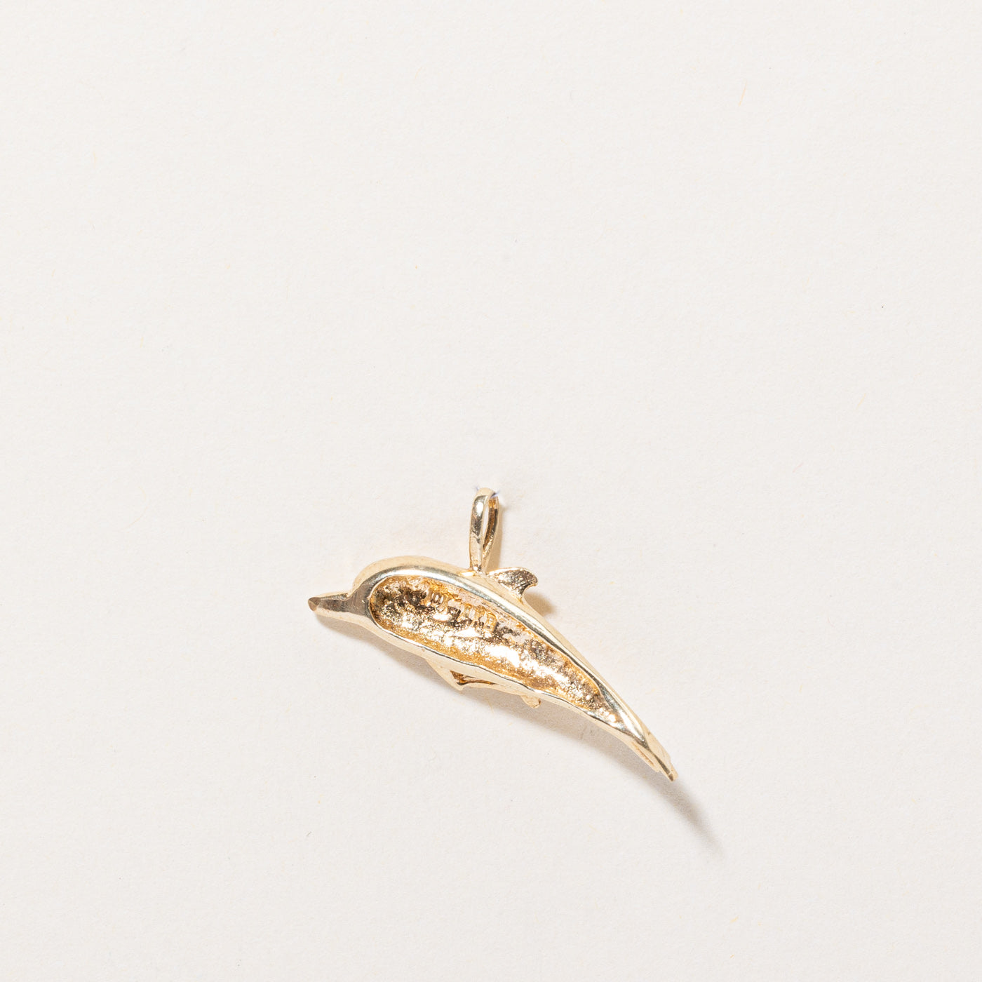 10k Yellow Gold Dolphin Pod Charm