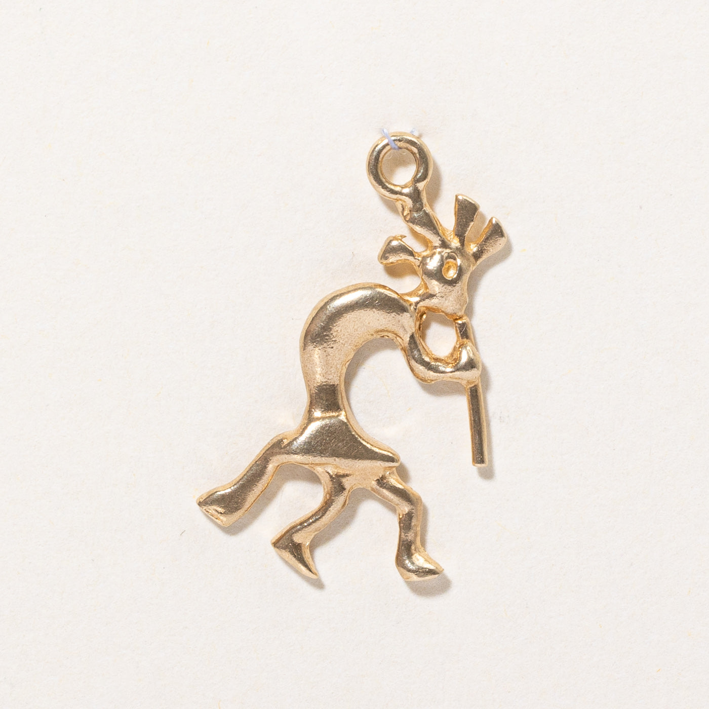 14k Yellow Gold Musician Charm