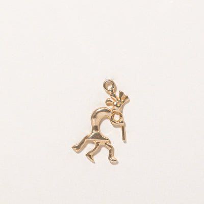 14k Yellow Gold Musician Charm