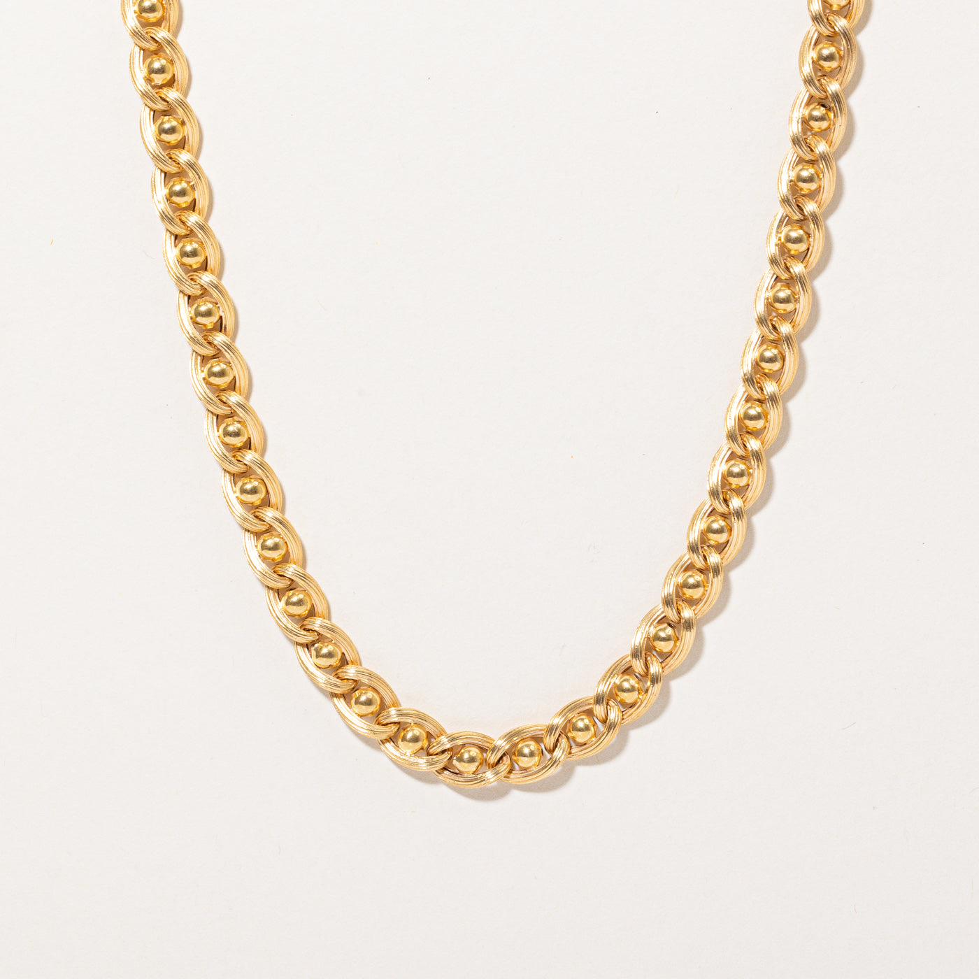 18k Yellow Gold Necklace | 16" |