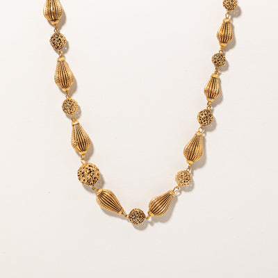 22k Yellow Gold Necklace | 24