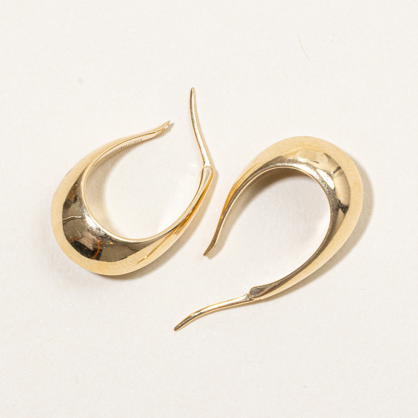 18k Yellow Gold Earrings