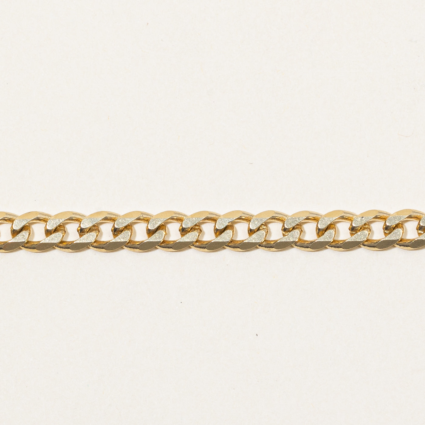 14k Yellow Gold Curb Link Bracelet | 8" |