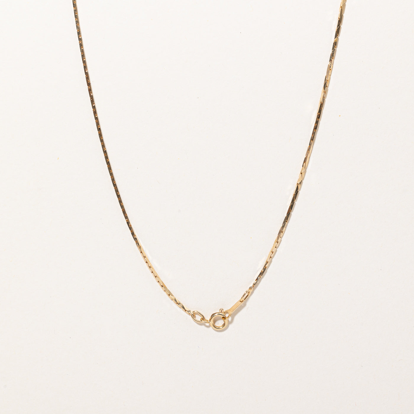 Chaîne Cobra en or jaune 14 carats | 24" | 
