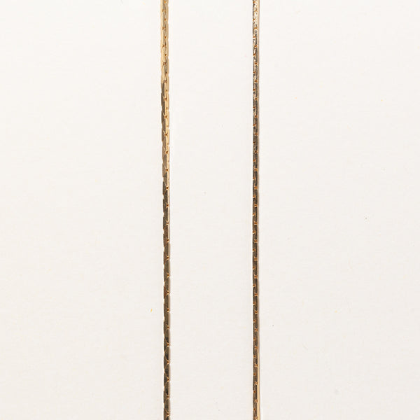 14k Yellow Gold Cobra Chain | 24