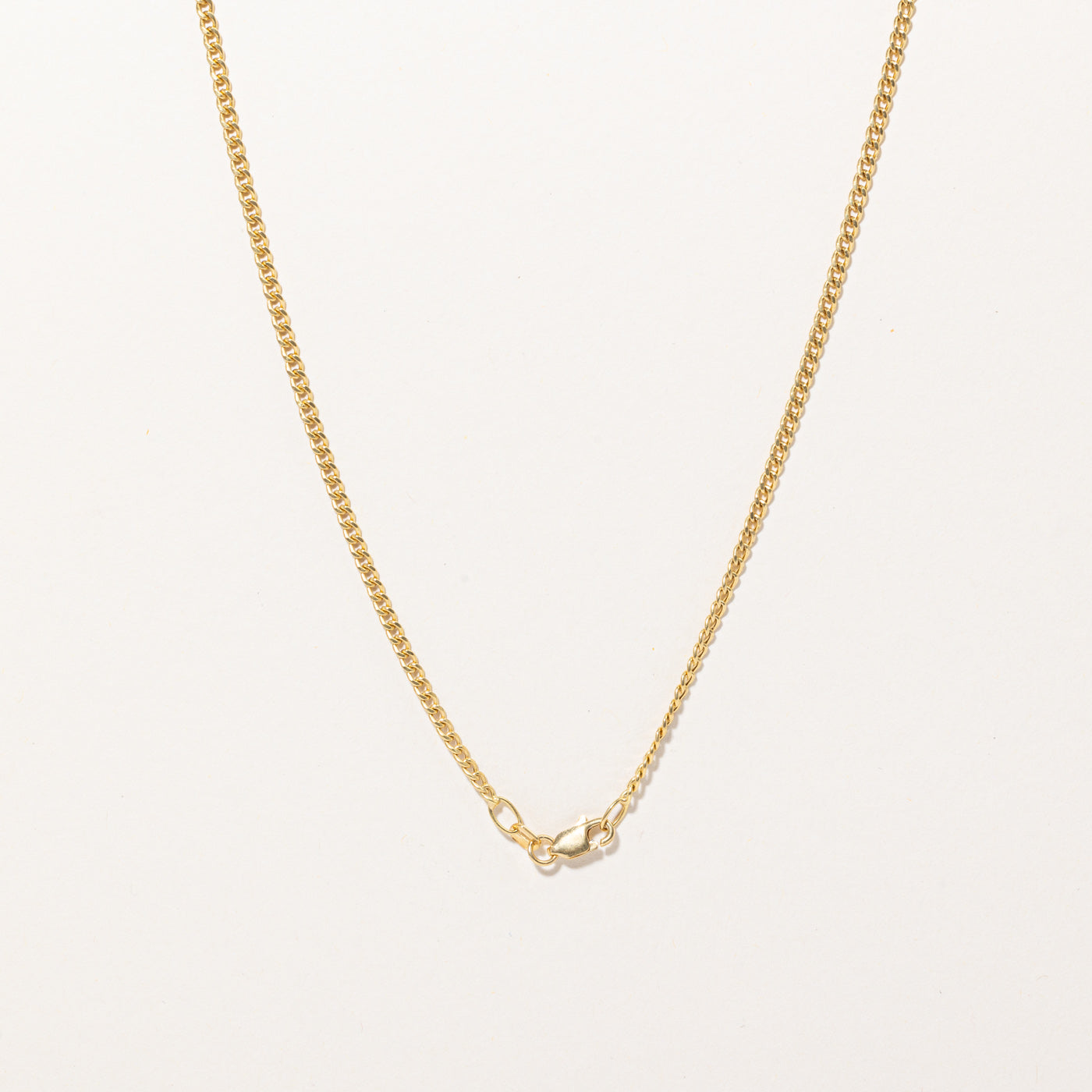 18k Yellow Gold Curb Link Chain | 22" |