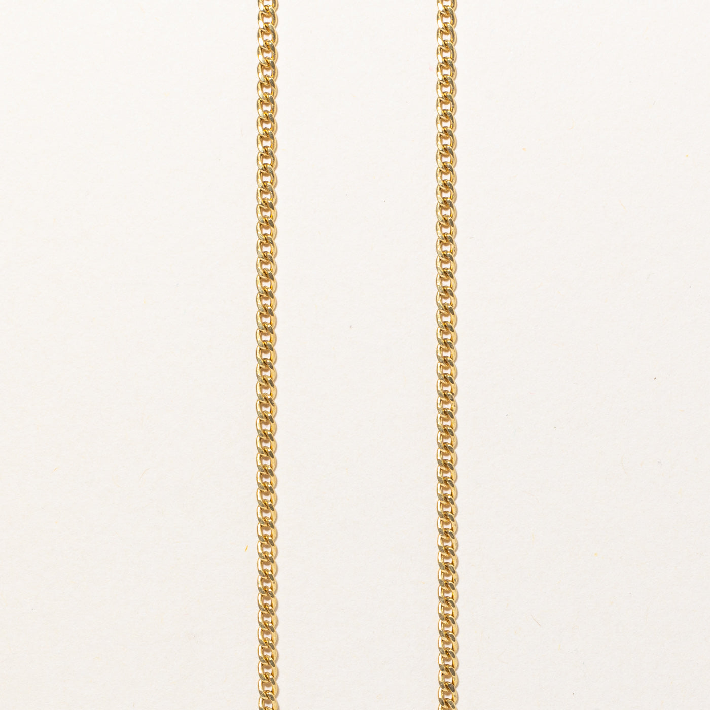 18k Yellow Gold Curb Link Chain | 22" |