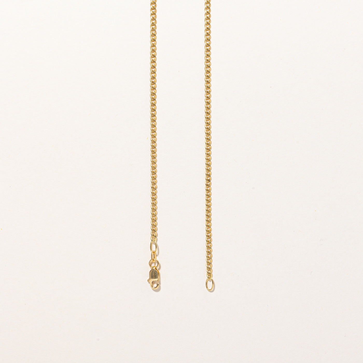 18k Yellow Gold Curb Link Chain | 22" |