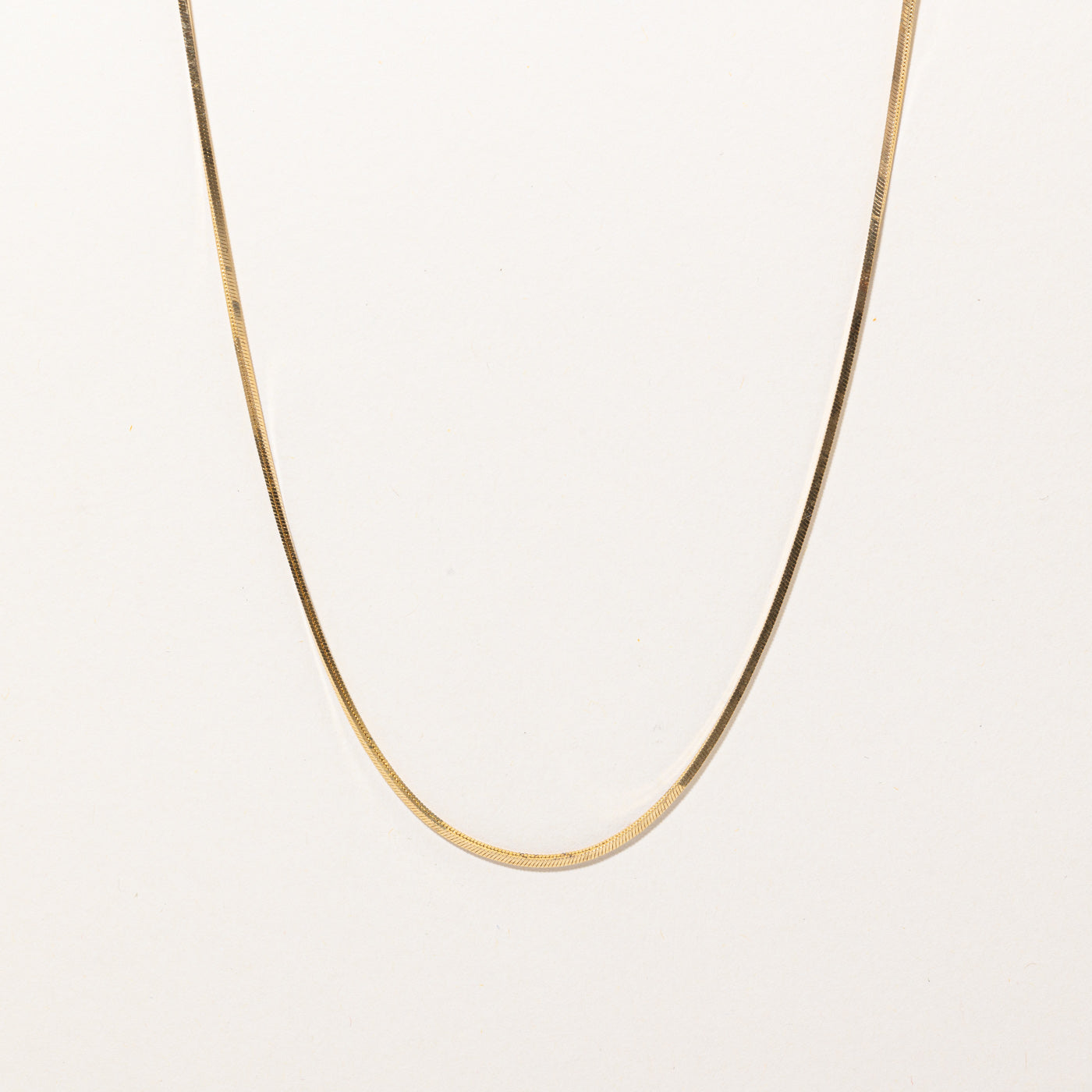 14k Yellow Gold Snake Chain | 18