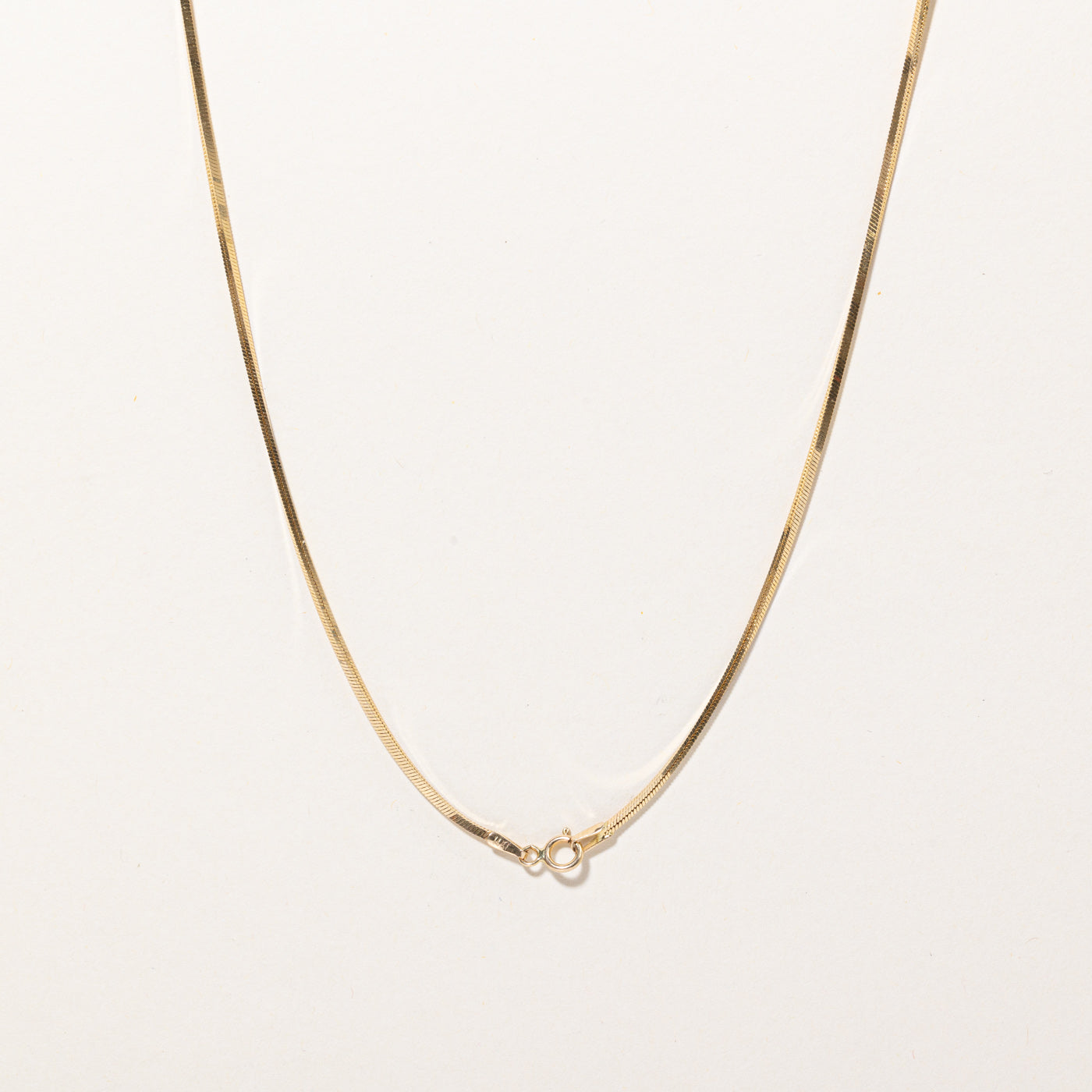 14k Yellow Gold Snake Chain | 18