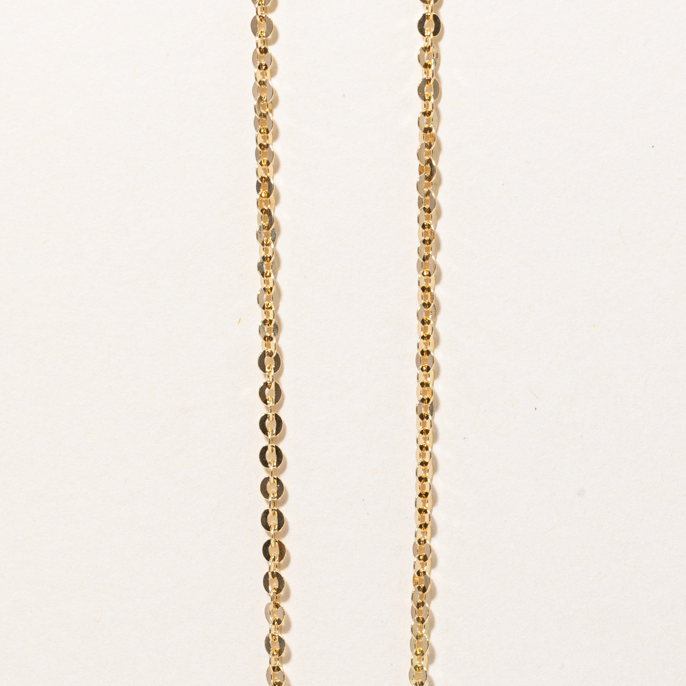 18k Yellow Oval Link Chain | 18" |