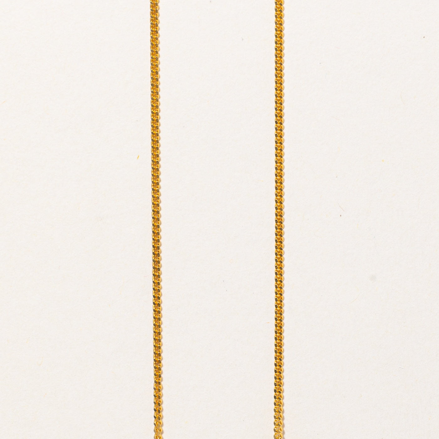 24k Yellow Gold Fish Pendant Necklace | 16" |