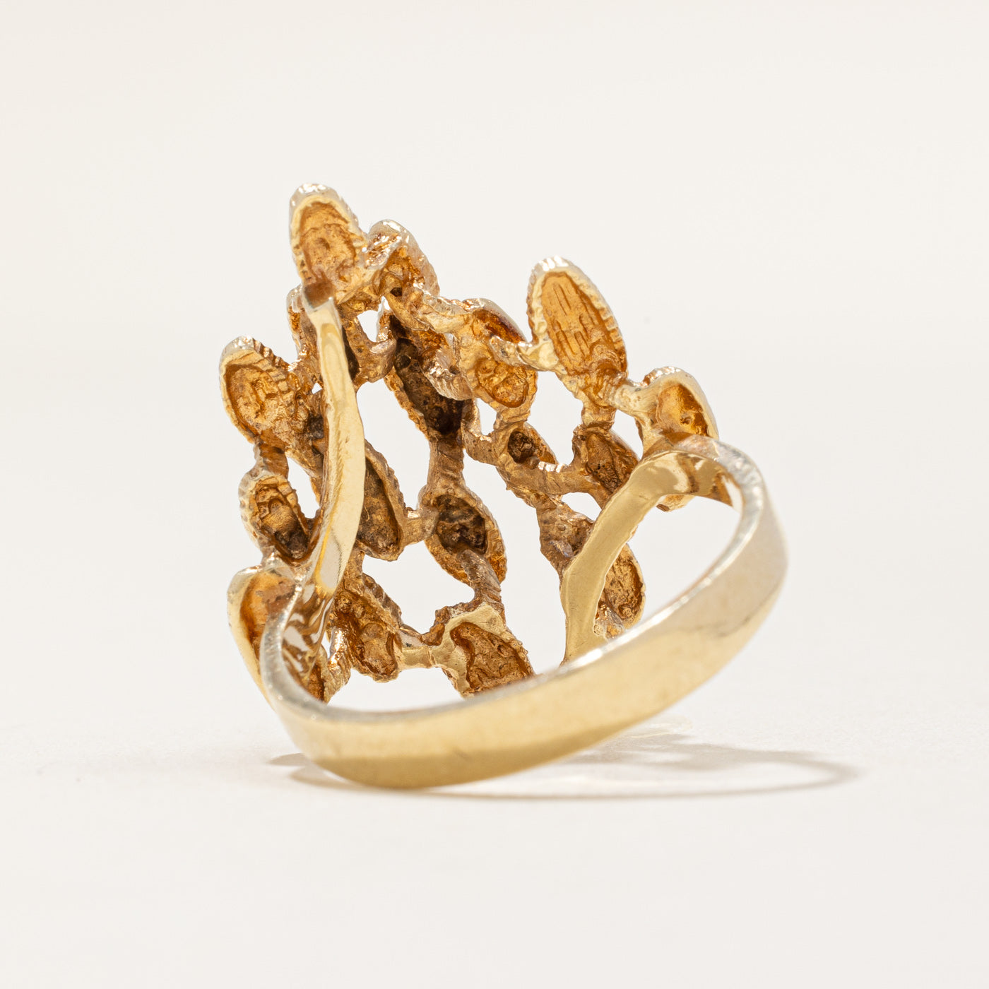 14k Yellow Gold Cocktail Ring | SZ 8.75 |