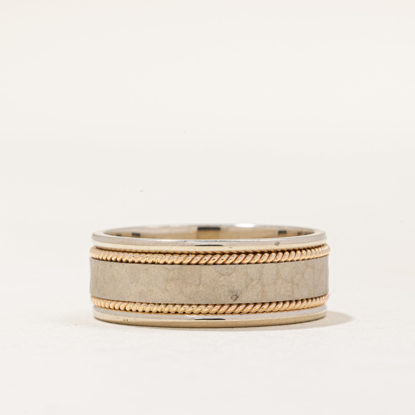 14k Two Tone Gold Band | SZ 10 |