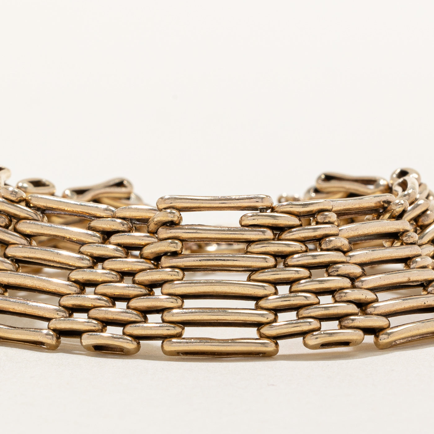 1965 Birmingham Heart Lock Bracelet | 8" |