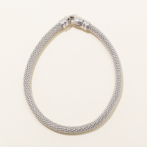 Italian 18k White Gold Bracelet | 8