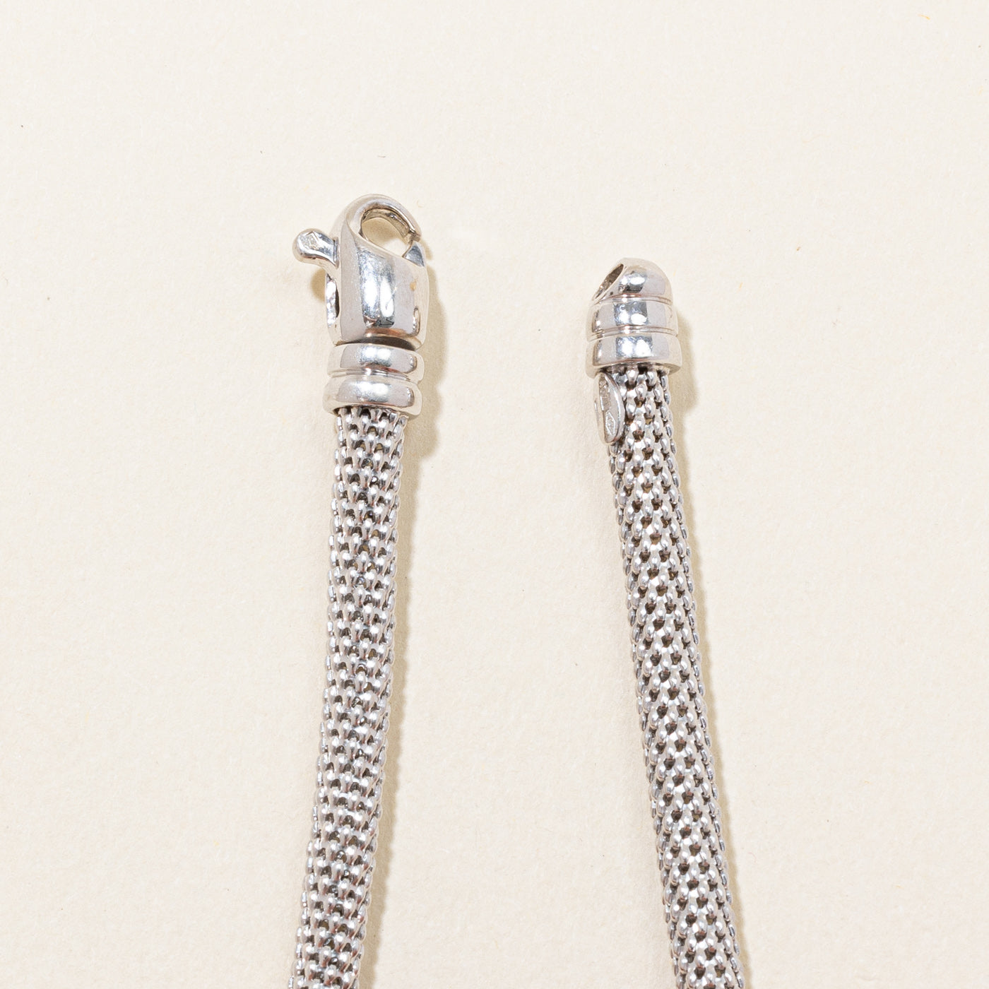 Italian 18k White Gold Bracelet | 8" |