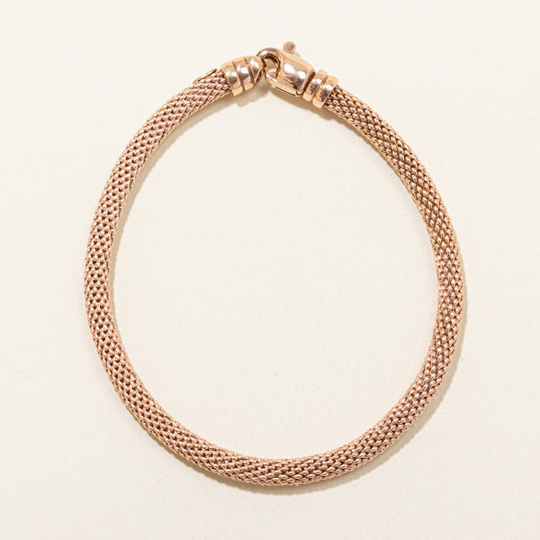 Italian 18k Rose Gold Bracelet | 8