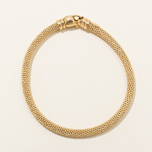 Italian 18k Yellow Gold Bracelet | 8