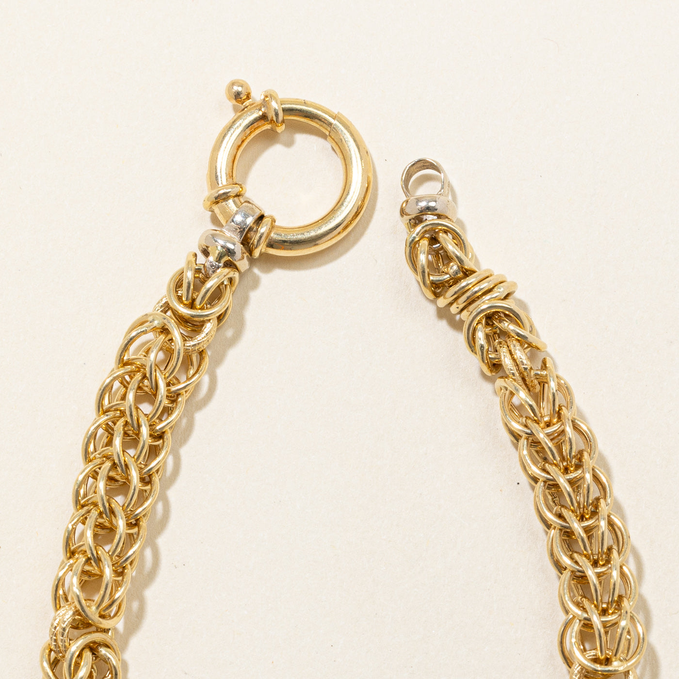 Italian 18k Yellow Gold Bracelet | 8